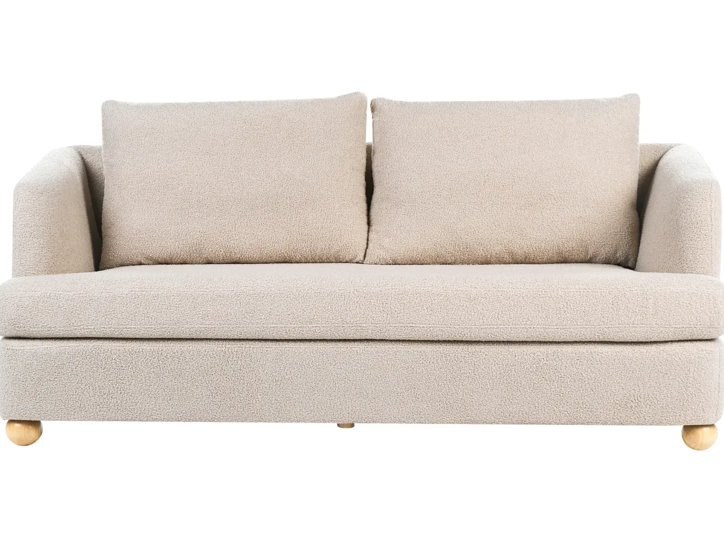 Sofa 3 personers RATTVIK Boucle Beige