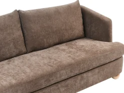 Sofa 3 personers RATTVIK Chenille Brun