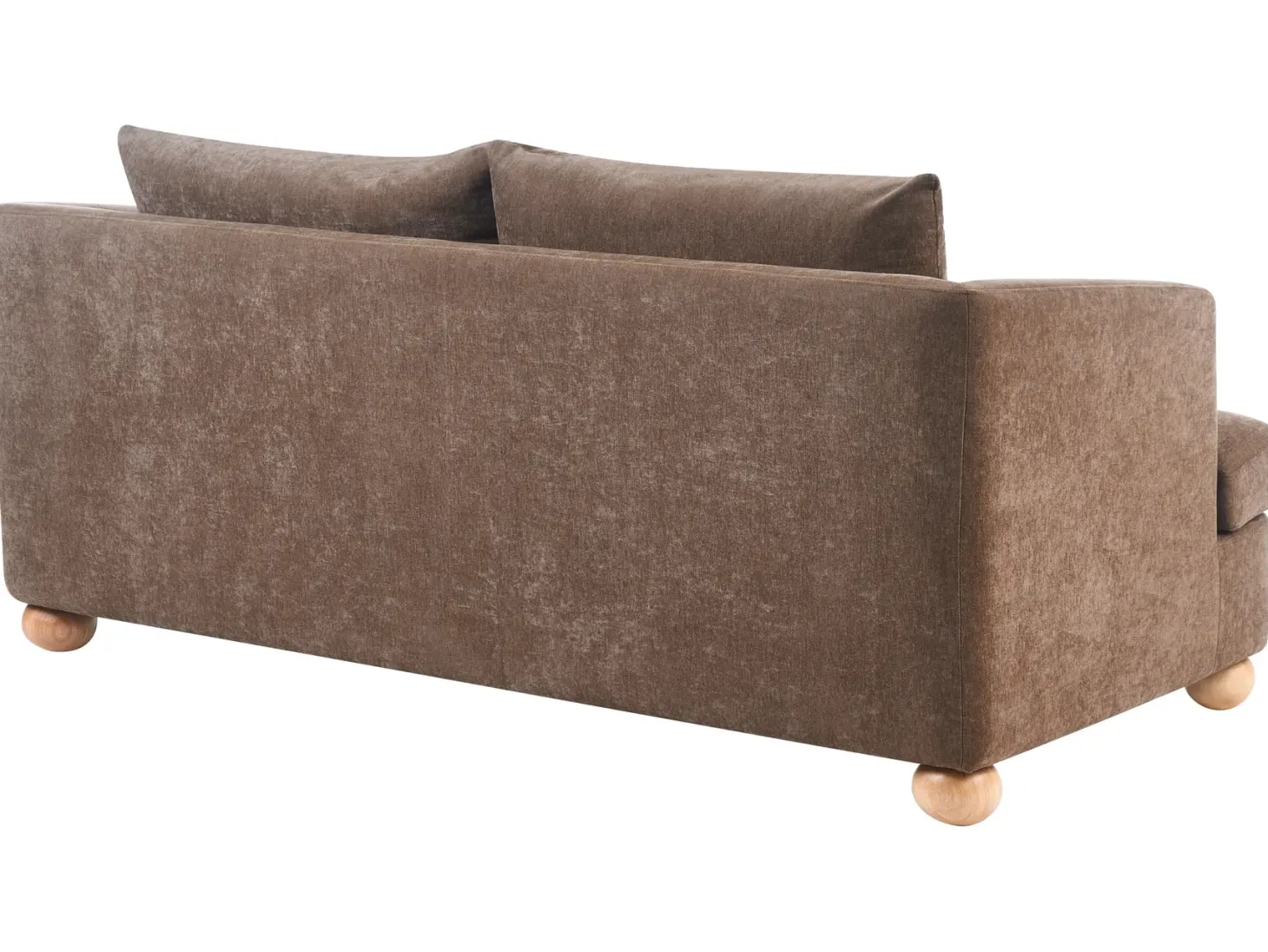 Sofa 3 personers RATTVIK Chenille Brun