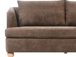 Sofa 3 personers RATTVIK Chenille Brun