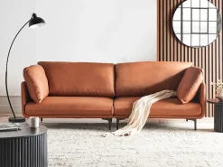 Sofa 3 personers REVSNES Guldbrun