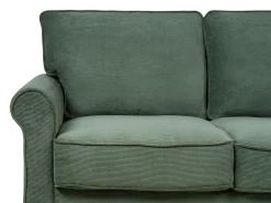 Sofa 2 personers RONNEBY Fløjl Mørkegrøn