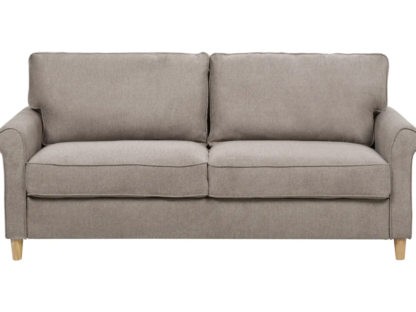 Sofa 3 personers RONNEBY Lysebrun