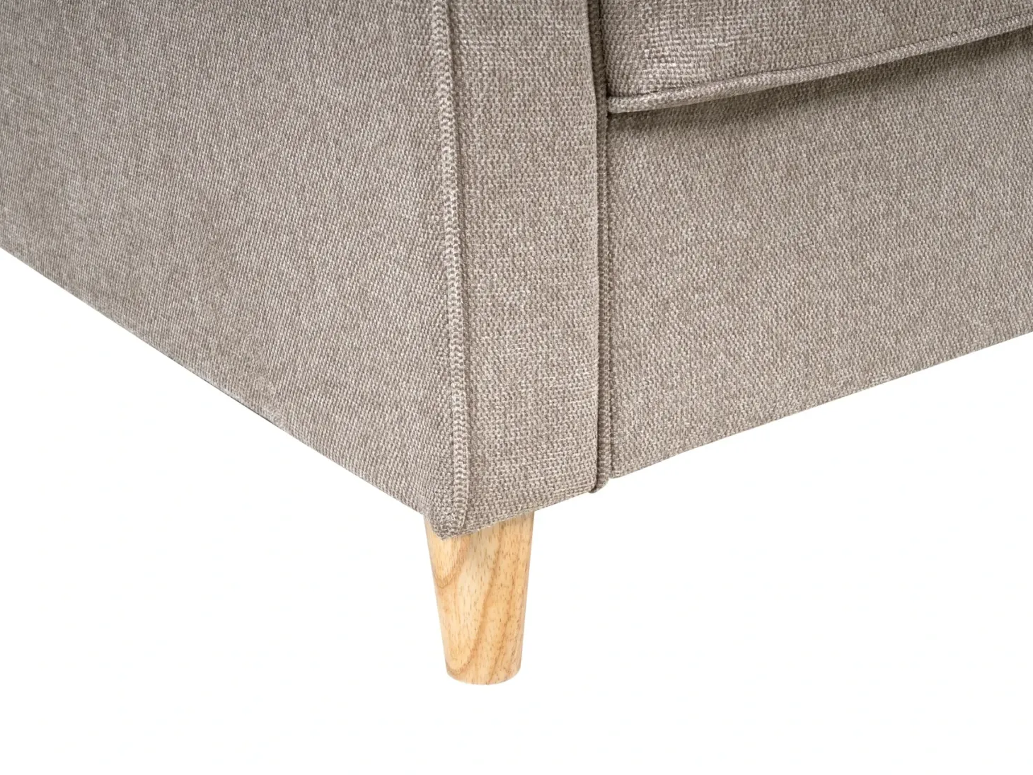 Sofa 3 personers RONNEBY Lysebrun