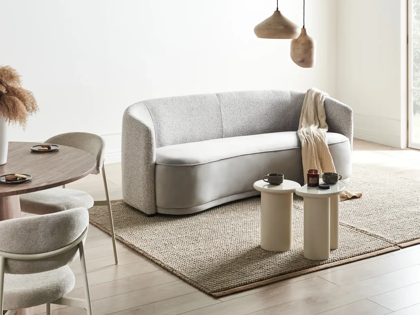 Sofa 3 personers ROSET Grå