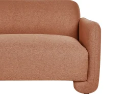 Sofa 3 personers SALAND Guldbrun