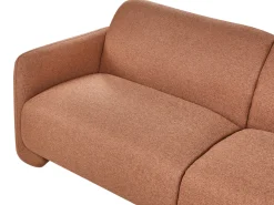 Sofa 3 personers SALAND Guldbrun