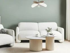Sofa 3 personers SALAND Hvid