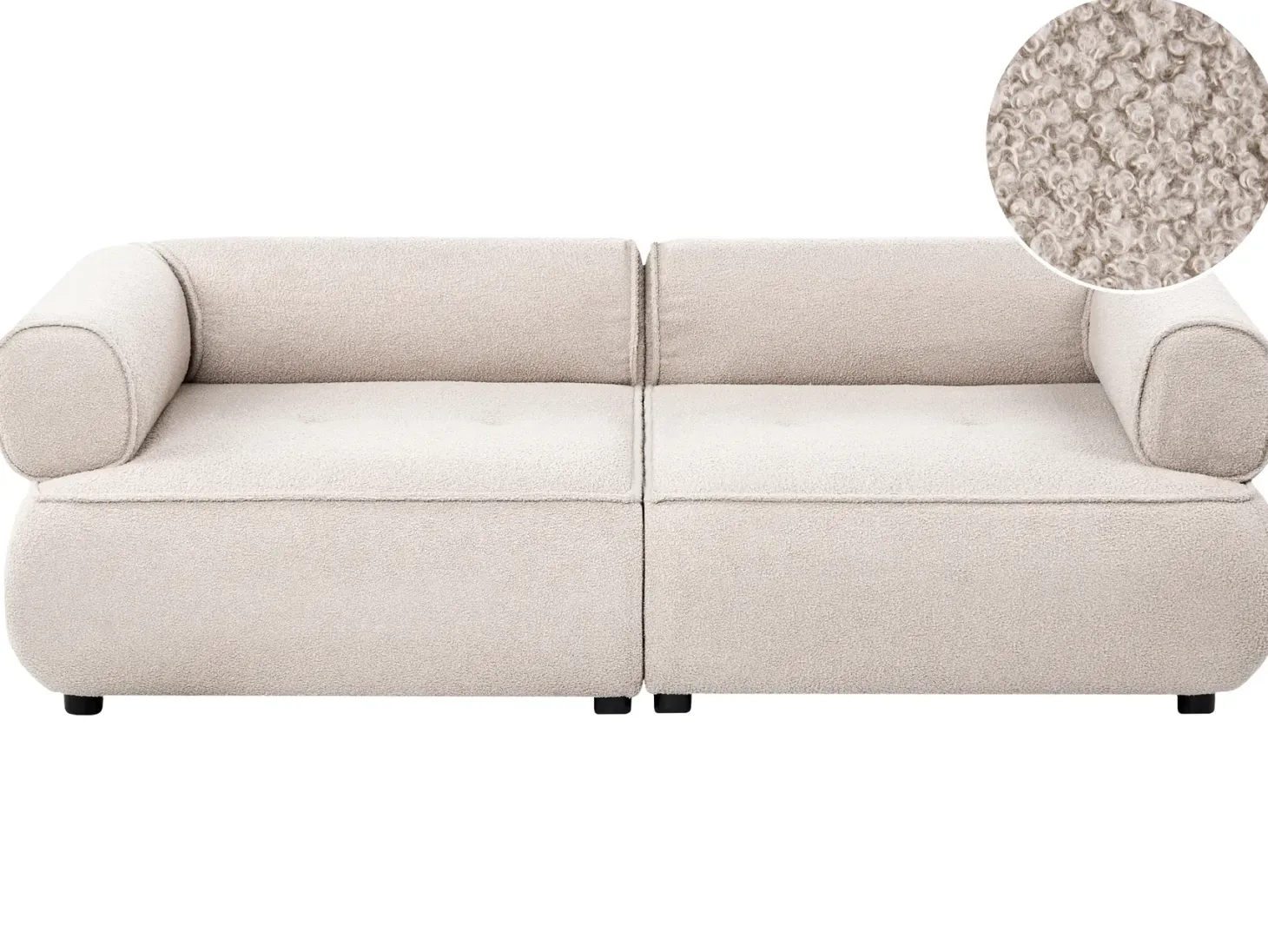 Sofa 3 personers SALLA Boucle Beige