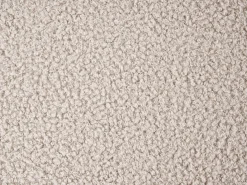 Sofa 3 personers SALLA Boucle Beige med fodskammel