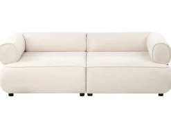 Sofa 3 personers SALLA Boucle Cremehvid