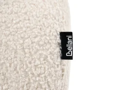 Sofa 3 personers SALLA Boucle Cremehvid
