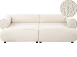 Sofa 3 personers SALLA Boucle Cremehvid