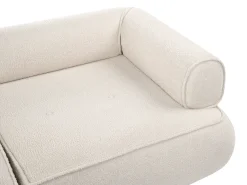Sofa 3 personers SALLA Boucle Cremehvid