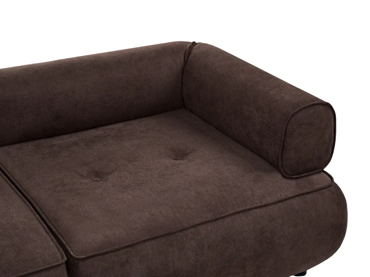 Sofa 3 personers SALLA Mørkebrun