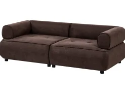 Sofa 3 personers SALLA Mørkebrun