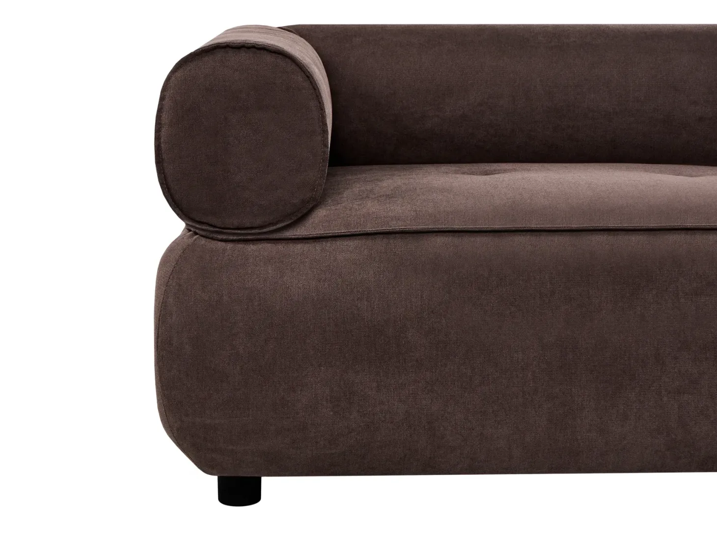 Sofa 3 personers SALLA Mørkebrun