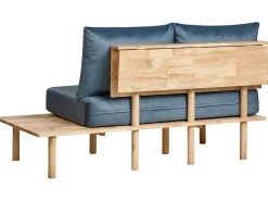 Sofa 2 personers SALO Blå med sofabord