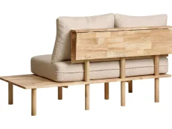 Sofa 2 personers SALO Boucle Beige med sofabord