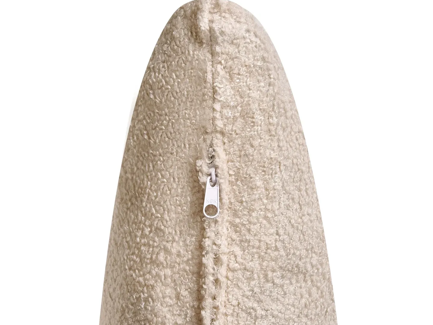 Sofa 2 personers SALO Boucle Beige med sofabord
