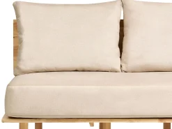 Sofa 2 personers SALO Sand Beige med sofabord