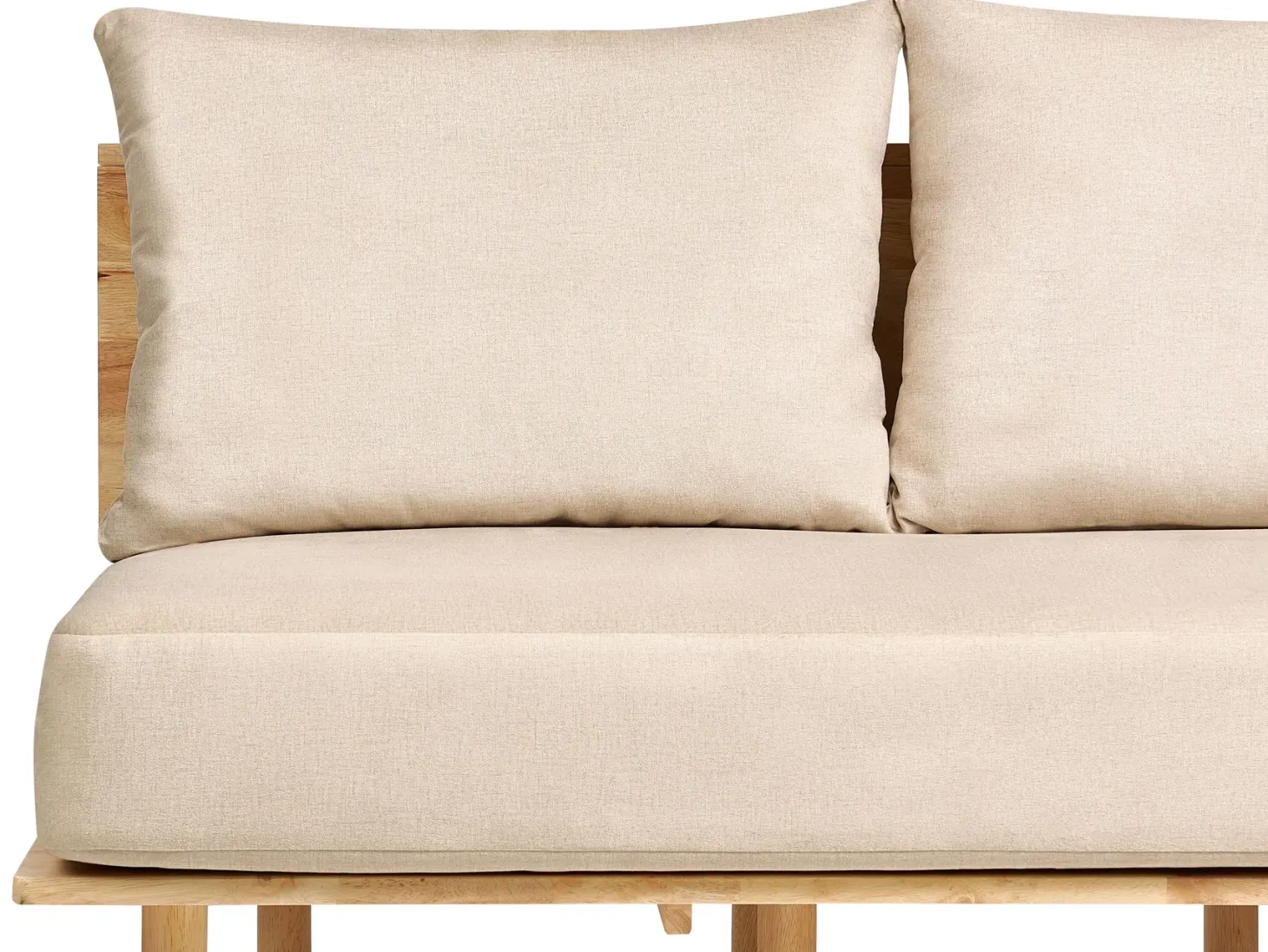 Sofa 2 personers SALO Sand Beige med sofabord