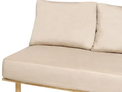 Sofa 2 personers SALO Sand Beige med sofabord