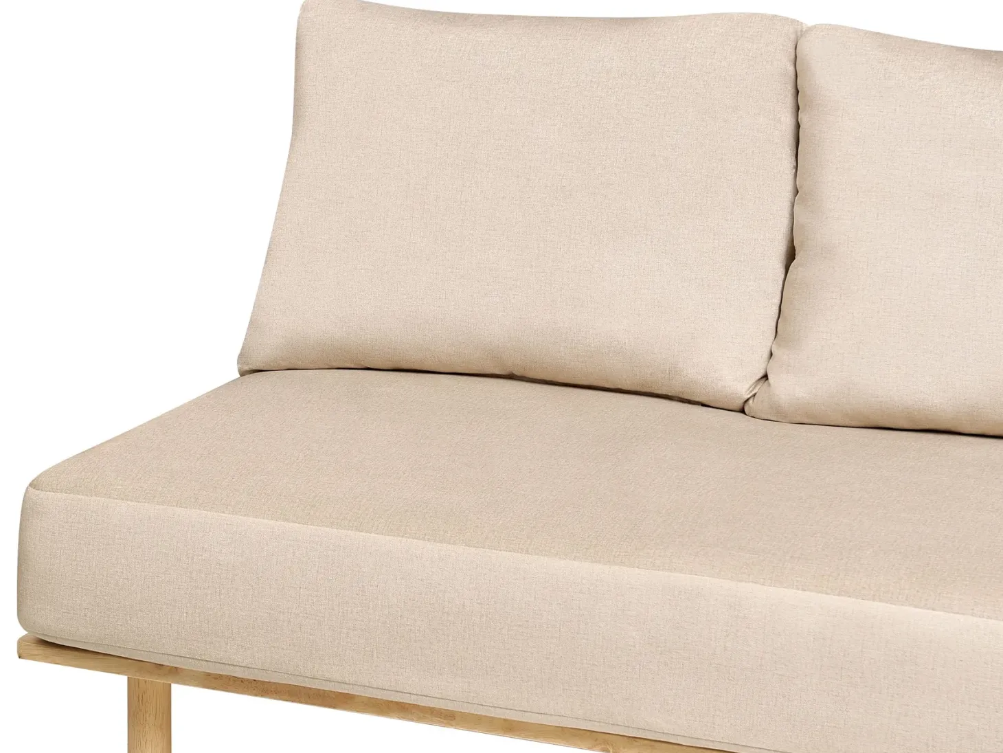 Sofa 2 personers SALO Sand Beige med sofabord