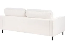 Sofa 3 personers SAVALEN Boucle Hvid