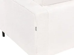 Sofa 3 personers SAVALEN Boucle Hvid
