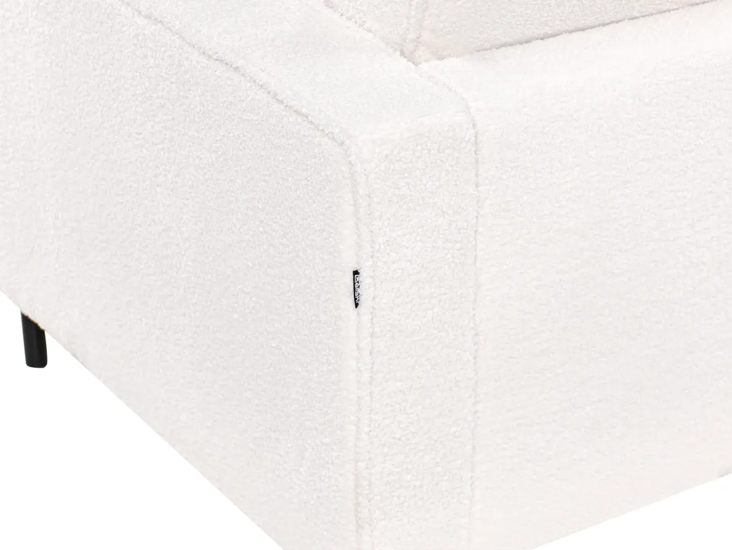 Sofa 3 personers SAVALEN Boucle Hvid