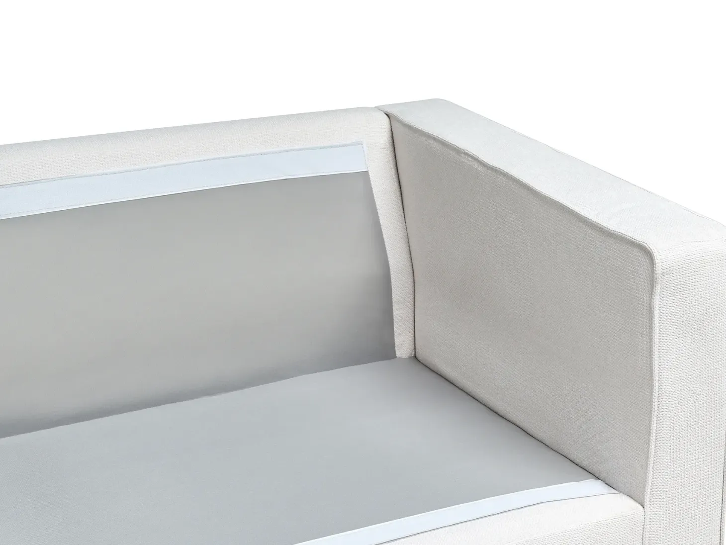 Sofa 3 personers SAVALEN Cremehvid