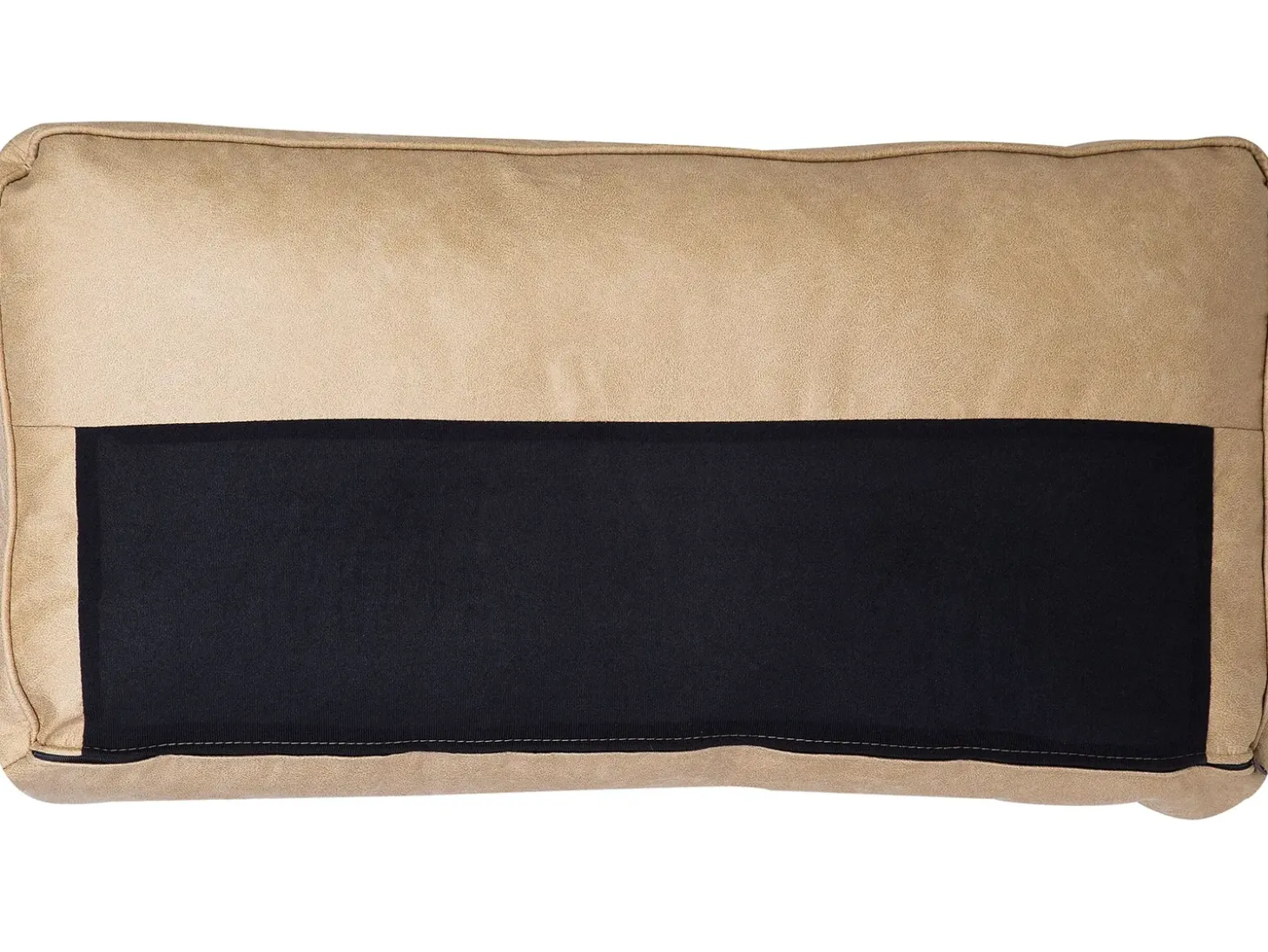 Sofa 3 personers SAVALEN Kunstlæder Beige