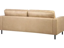 Sofa 3 personers SAVALEN Kunstlæder Beige