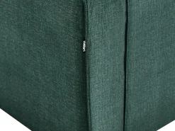 Sofa 3 personers SAVALEN Velour Mørkegrøn
