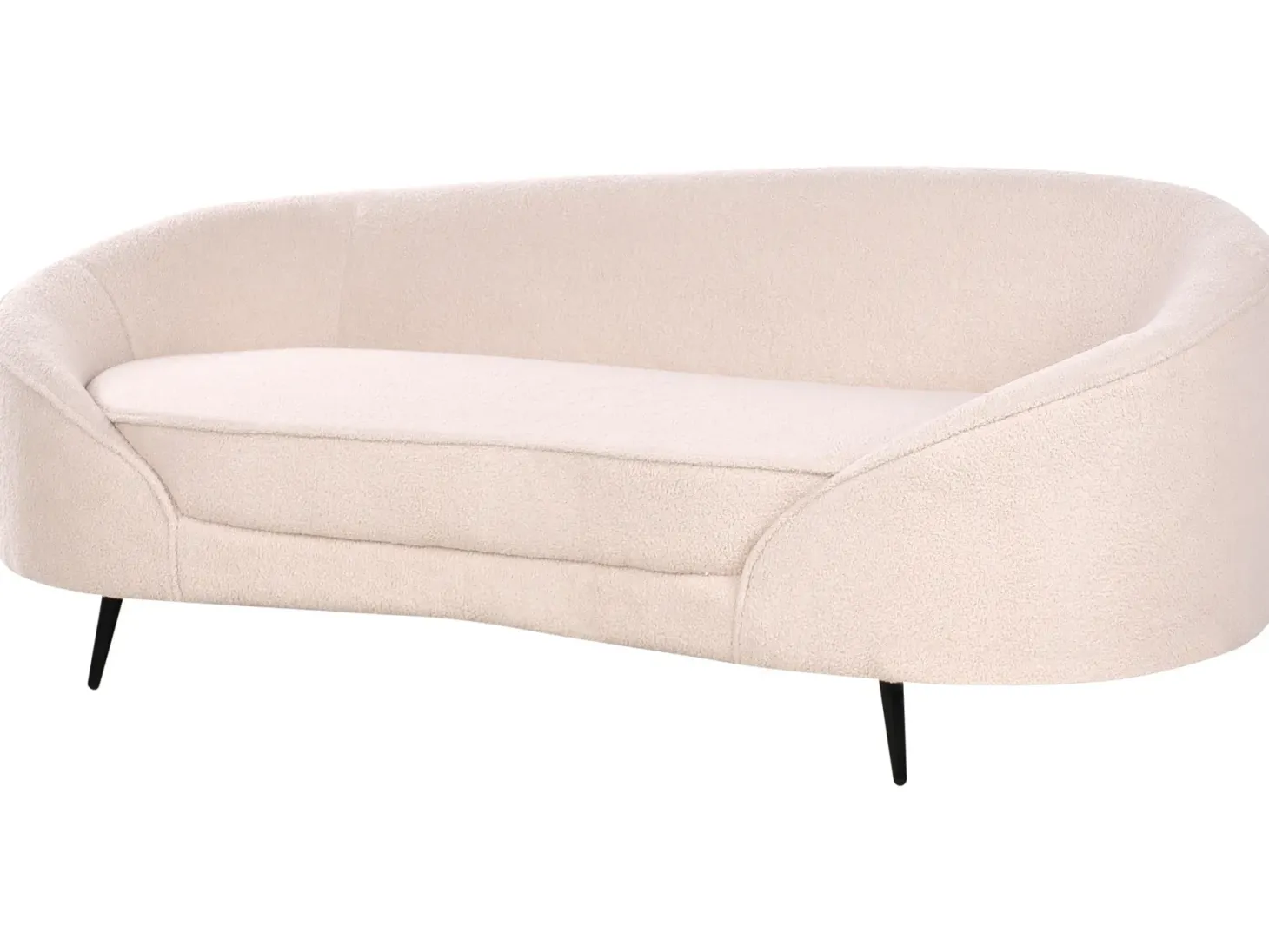 Sofa 2 personers SAVAR Boucle Beige