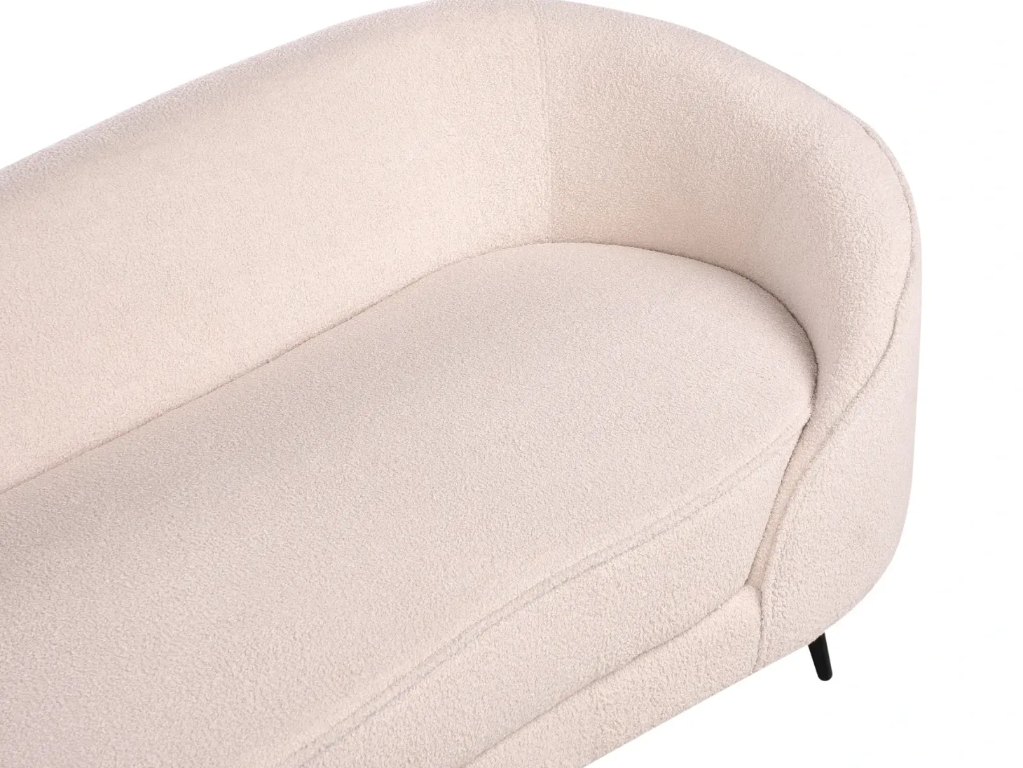 Sofa 2 personers SAVAR Boucle Beige