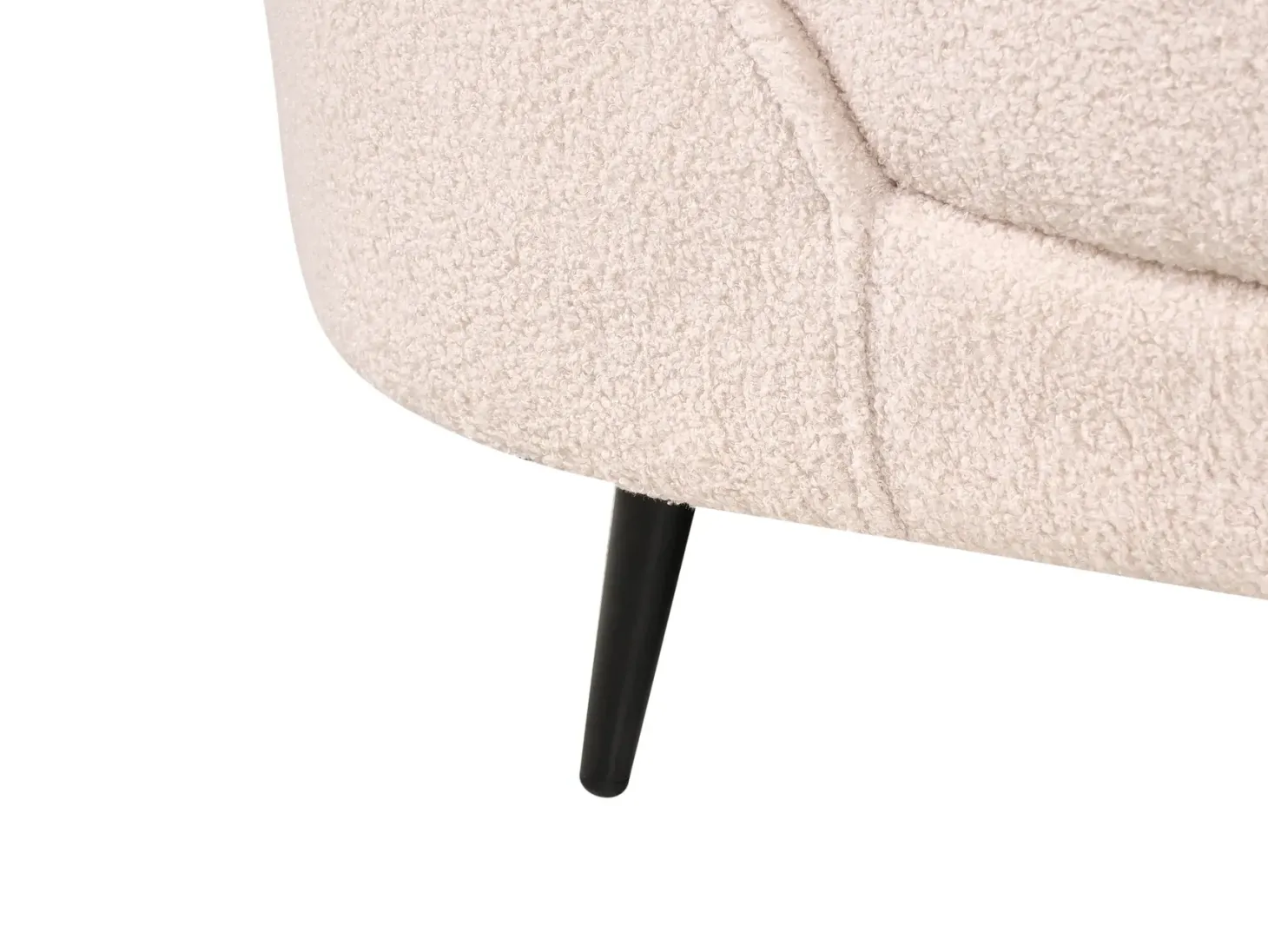 Sofa 2 personers SAVAR Boucle Beige