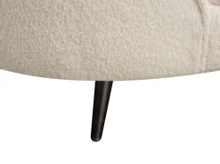 Sofa 2 personers SAVAR Boucle Hvid