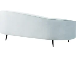 Sofa 2 personers SAVAR Velour Himmelblå