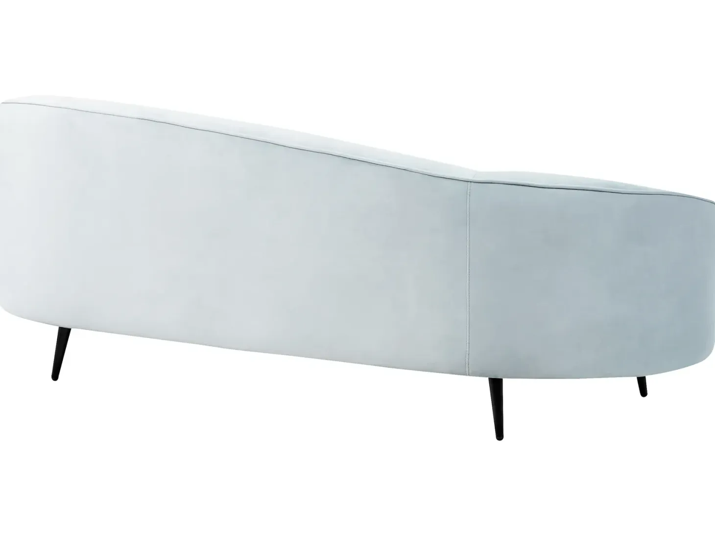 Sofa 2 personers SAVAR Velour Himmelblå