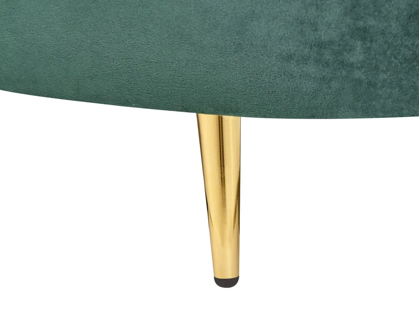 Sofa 2 personers SAVAR Velour Smaragdgrøn