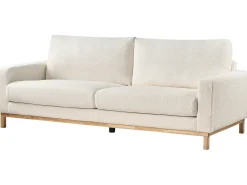 Sofa 3 personers SIGGARD Boucle Hvid