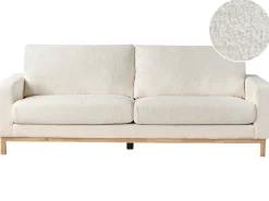 Sofa 3 personers SIGGARD Boucle Hvid