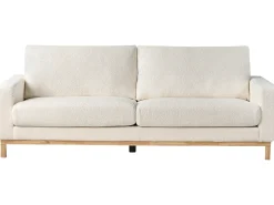 Sofa 3 personers SIGGARD Boucle Hvid