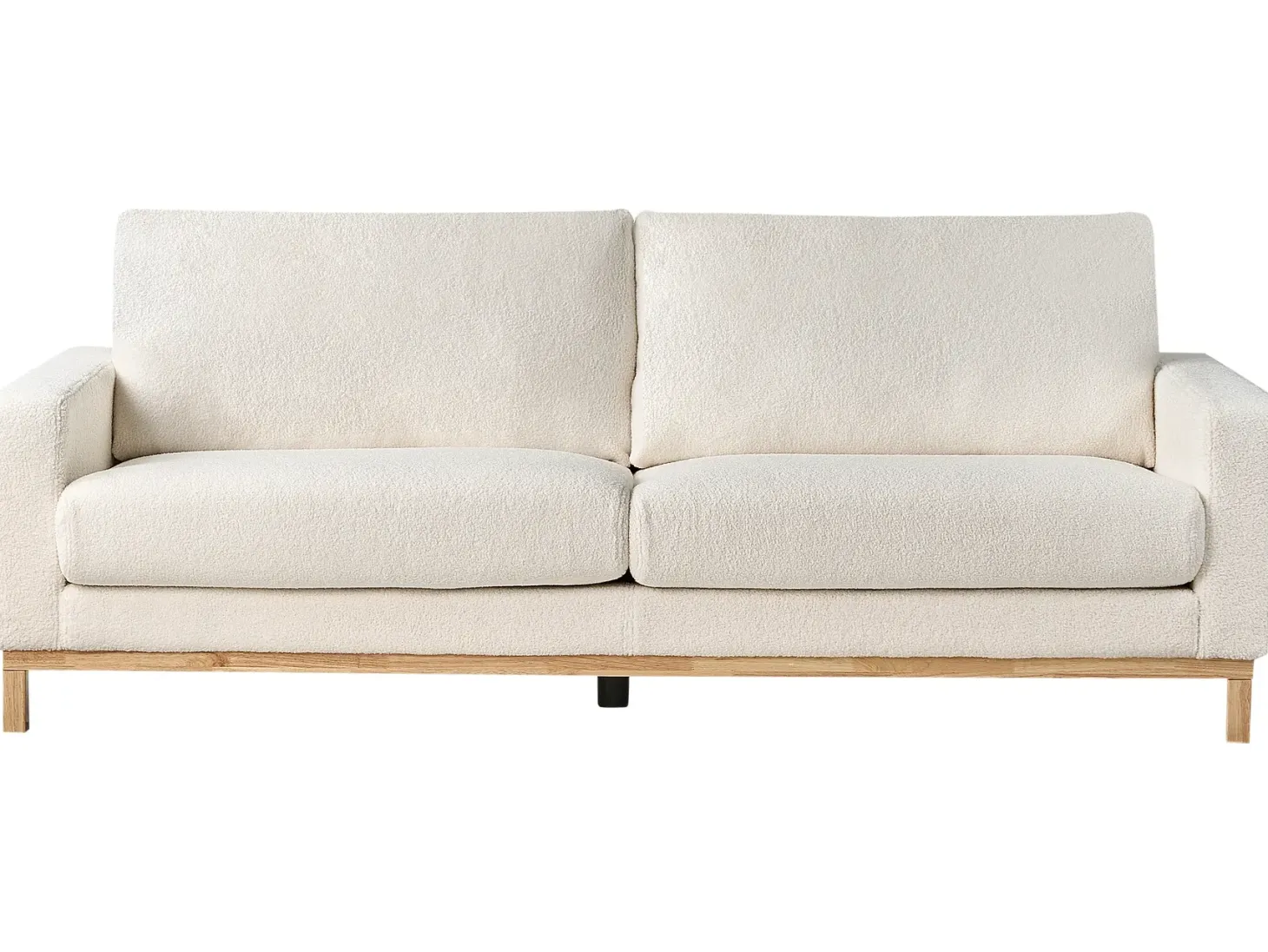 Sofa 3 personers SIGGARD Boucle Hvid