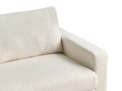 Sofa 3 personers SIGGARD Boucle Hvid