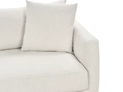 Sofa 3 personers SIGTUNA Cremehvid