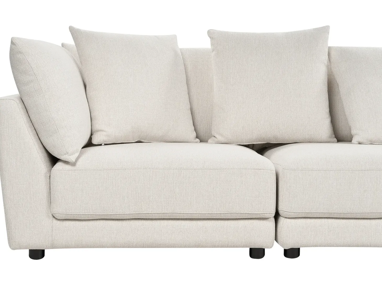 Sofa 3 personers SIGTUNA Cremehvid