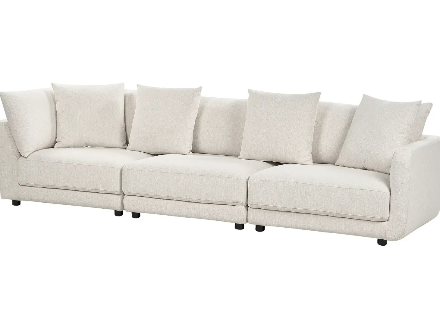 Sofa 3 personers SIGTUNA Cremehvid
